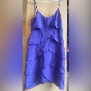 100% silk Jaygodfrey periwinkle dress
